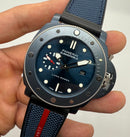 Panerai Luminor Submersible 47mm Aço LUNA ROSSA, Puls. Nylon