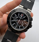 Bvlgari Aluminium Titanium Crono 44mm - Aço - Mostrador Preto