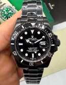 Rolex Submariner Date 41mm Aço/OxBlack Mostrador Preto Luneta Preta Puls. Oyster