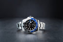 Rolex GMT Master II Batman 40mm Mostrador Preto Luneta Preto/Azul