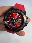 TAG Heuer F1 Cronometro 42mm Aço, Pulseira de Borracha