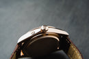 Rolex Cellini Moonphase Rosé 39mm Mostrador Branco Luneta Canelada