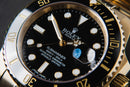Rolex Submariner Date 41mm Dourado Mostrador Preto Luneta Preta