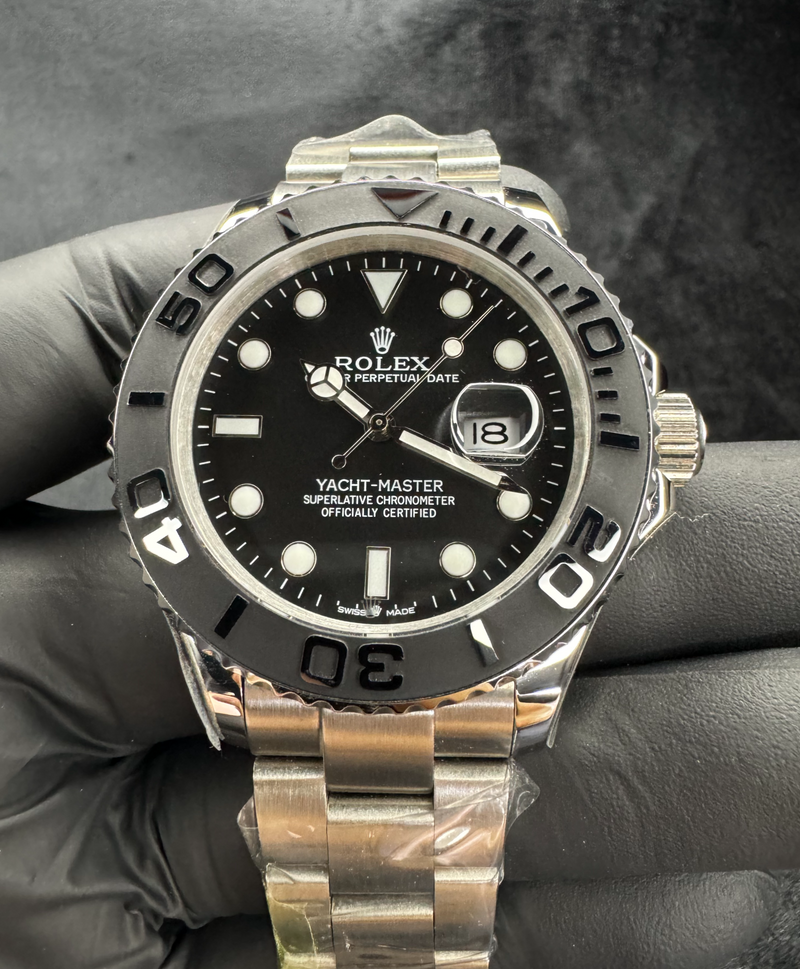 Rolex Yacht Master cor Titanium 42mm Aço