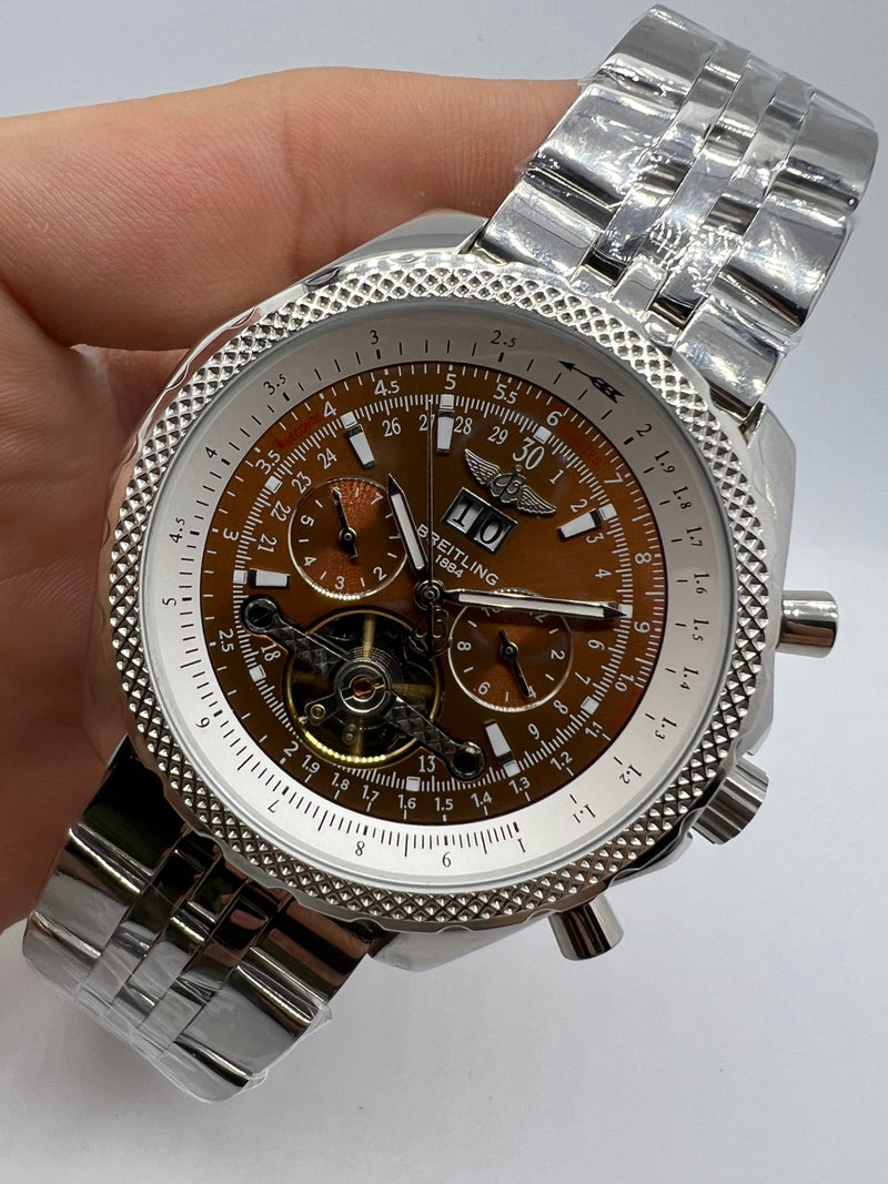 Breitling for Bentley Motors Turbilhão Aço 45mm