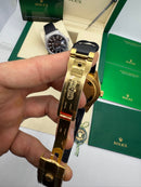Rolex Sky-Dweller - 42 mm, Aço/Ouro 904L - Mostrador Preto - OysterFlex - CLONE