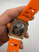 RICHARD MILLE RM 11-03 /003, 45mm Flyback Aço/Rose