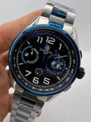 TAG Heuer Carrera BMW Aço 43mm Mostrador Preto