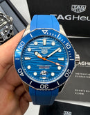 TAG Heuer Aquarecer 300, 43mm, Aço, Pulseira Borracha