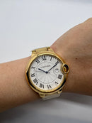 Ballon Bleu de Cartier - Aço/Dourado - 36mm - Mostrador Tradicional
