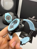 Hublot Classic Fusion Aço Black Magic Blue Chrono 45mm Aço/OxBlue