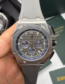 Audemars Piguet Royal Oak Offshore 44mm Mostrador Cinza Bezel Aço