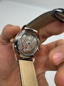Patek Phillippe Turbilhão Perpetuo 42mm Aço/Rosê, Pulseira Couro