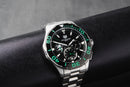 Tag Heuer Aquarecer Cronômetro 43mm Aço Mostrador Preto Bezel Preto