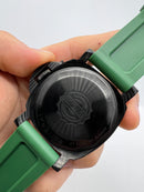 Panerai Luminor Marina 44mm Aço Mostrador Verde Pulseira Borracha