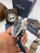 Breitling Premier Aço Chrono 42mm Pulseira Couro