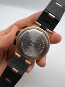 Bvlgari Aluminium Titanium Crono 44mm - Rose Mostrador Branco