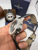 Breitling Premier Aço Chrono 42mm Pulseira Couro