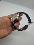 Omega Aquaterra 41,5mm Aço/Rose, Pulseira Borracha