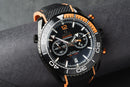 Omega Sea-Master Planet Ocean Deep Black 45,5mm Mostrador Preto