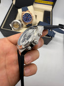Vacheron Constantin Overseas Crono Aço 41mm, Mostrador Prata