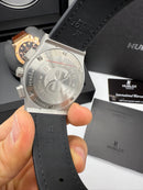 Hublot Vendome Classic Chrono 45mm Aço/OxSilver Mostrador Cinza