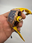 RICHARD MILLE RM 11-03 /003, 45mm Flyback Aço/Rose
