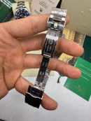 Rolex GMT Master II SPRITE 40mm Mostrador Preto Luneta Preta/Verde
