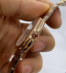 Bvlgari SERPENTI SEDUTTORI 33mm Rosè - Mostrador Branco
