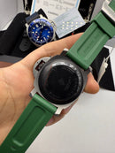 Panerai Luminor Marina 44mm Aço Mostrador Verde Pulseira Borracha