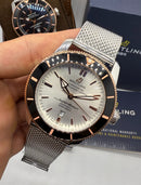 Breitling Superocean Aço 44mm Pulseira Aço Milanes