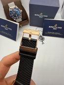 Breitling Superocean Aço 44mm Pulseira Borracha
