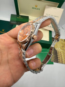 Rolex Date-Just 31mm Aço/Rose Pulseira Jubilee