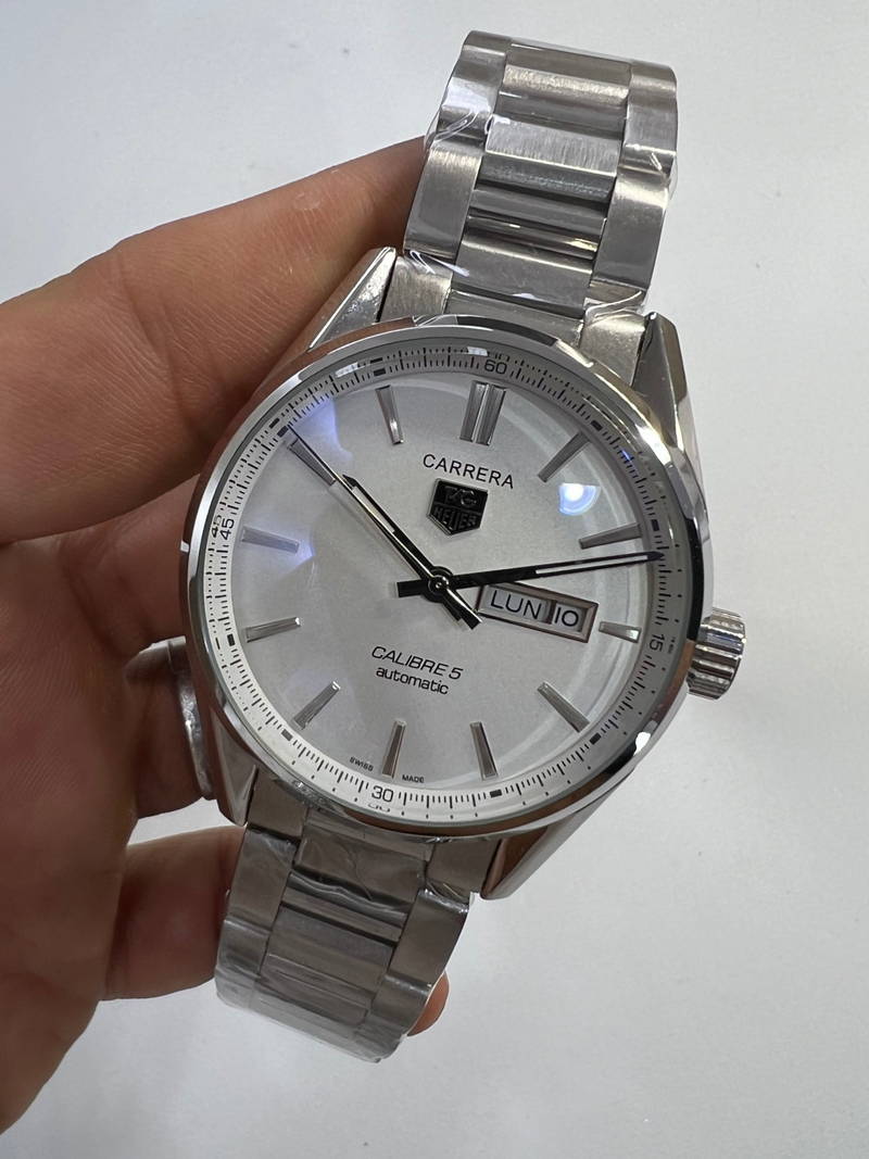 TAG Heuer Carrera Day-Date Calibre 05 Automático, 41 mm, Aço