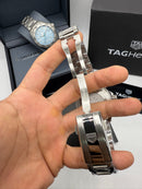 Tag Heuer Aquarecer 300 Solargraph , 43mm, Aço, Mostrador Verde