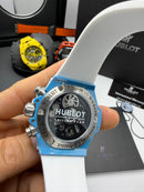 Hublot Big Bang 20th Anniversary King - Miame Blue Cerâmica Tungsténio 43mm