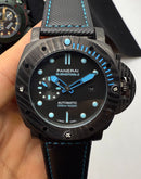 Panerai Submersible 47mm Aço Carbotech Oxiblack Mostrador Preto