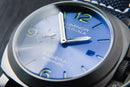 Panerai Luminor Marina 44mm Aço Oxigray Mostrador Azul Pulseira Nylon