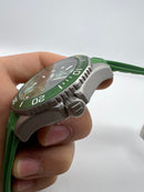 Tag Heuer Aquarecer 300, 43mm, Aço, Mostrador Verde, Pulseira Borracha