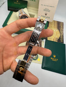 Rolex Date-Just 41mm/36mm/31mm Aço/Dourado, Mostrador Dourado, Luneta Canelada