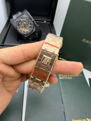 Audemars Piguet Royal Oak 41mm Esqueleto Aço/Rose