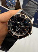 Breitling Superocean Aço 44mm Pulseira Borracha