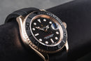 Rolex Yacth-Master 40mm Rosé Mostrador Preto Bezel Preto