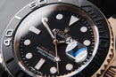 Rolex Yacth-Master 40mm Rosé Mostrador Preto Bezel Preto