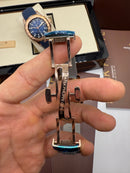 Patek Philippe Aquanaut 41mm Aço/Rose Mostrador Branco