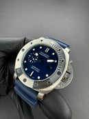 Panerai Submersible 47mm Aço Mostrador Azul