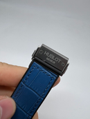 Hublot Classic Fusion 45mm Aço Mostrador Azul Bisel Aço