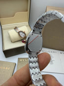 Bvlgari SERPENTI SEDUTTORI 33mm Aço/Rosè - Mostrador Verde