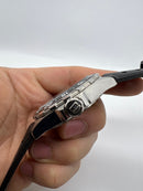 Tag Heuer F1 43mm Aço Mostrador Cinza Luneta Preta