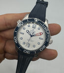 Omega Seamaster Co-Axial 40mm Mostrador Branco - American Cup 2024